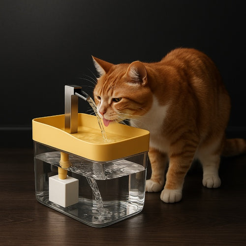 DRINKY® - FONTANELLA AUTOMATICA DI ACQUA PER GATTI CON FILTRO E RICIRCOLO